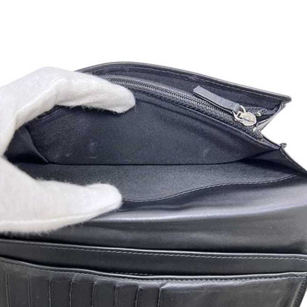 CHANEL Black Caviar Leather Logo Wallet - Picture 5 of 11